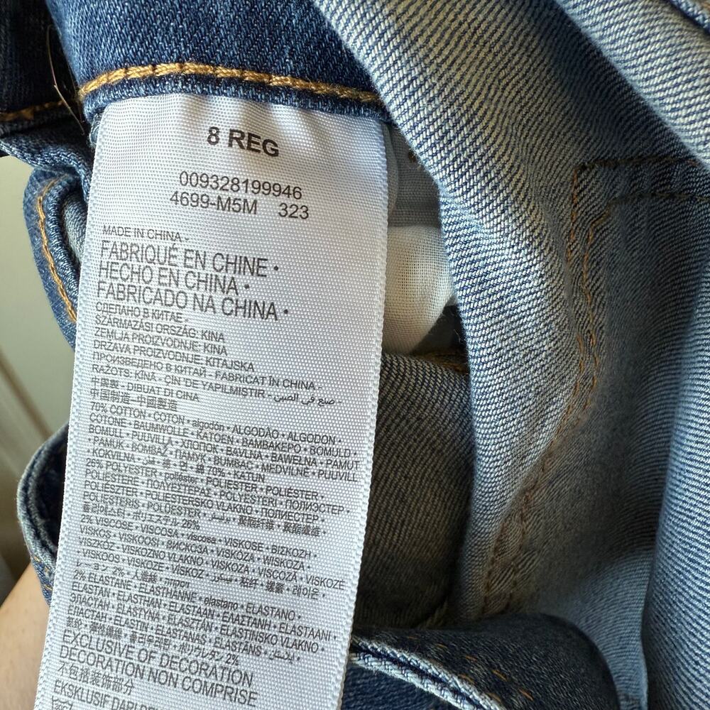 Levi's Denim Girlfriend Overalls Girls 8 - Picture 9 of 9